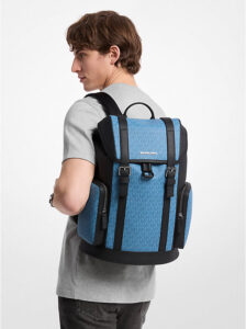 Michael Kors — Hudson Signature Logo Backpack