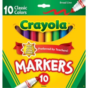 Walmart — Crayola Broad‑Line Markers (10‑Pack)