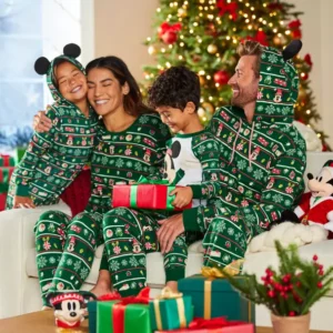 Mickey and Minnie Mouse Holiday Family Matching Sleep Set