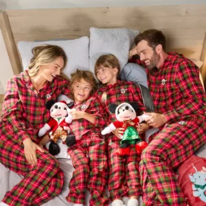 Mickey Mouse Plaid Holiday Sleep Set