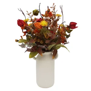 Kohl's - Fall Floral Arrangement In Handle Vase