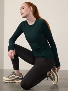 Athleta — Flurry Seamless Crewneck Top