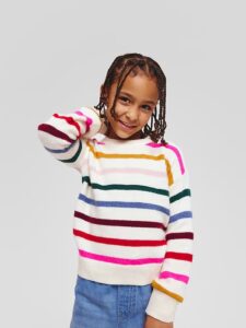 Gap Factory — Kids Relaxed Happy-Stripe Sweater