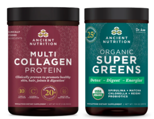 Ancient Nutrition Greens + Collagen Bundle - New Year's resolutions