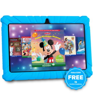Contixo 7" Kids Tablet, 2024 Model, STEM Learning, Educational Tablet for Ages 3-12, Contixo Academy, Android, WiFi - Blue