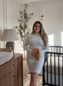 Anna Kritzelis prepares for the arrival of her second child