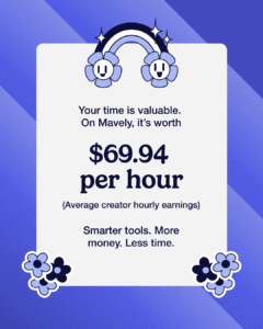 Mavely Unboxed: $69.94 per hour - average Mavely creator rate