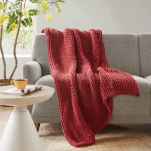 Wayfair — Kelly Clarkson Home Madison Hand Made Chunky Double Knit Throw Blanket