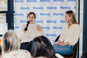 Lyndsie Pizzarelli of Home Depot chats with Marguerite Meyers, Senior Influencer Account Manager at Mavely