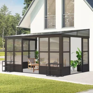 Wayfair — Domi Louvered Aluminum Patio Gazebo