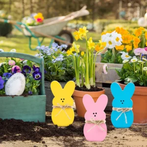 Walmart — 3pc Easter Bunny Wood Table Set