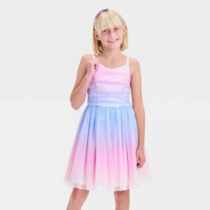 Target — Cat & Jack Girls’ Glitter Tulle Dress 