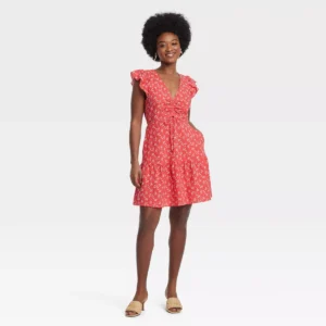 Target — Universal Thread Flutter Sleeve Skater Dress