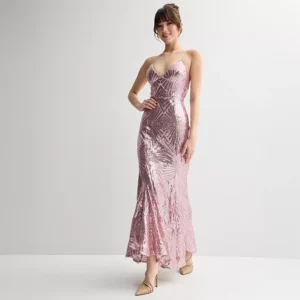 Kohl’s — Violet Weekend Geometric Sequin Mermaid Gown-- Prom 2025