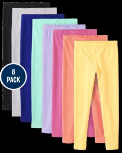 The Children’s Place — Girls’ 8-Pack Knit Leggings - Eco-Friendly Deals