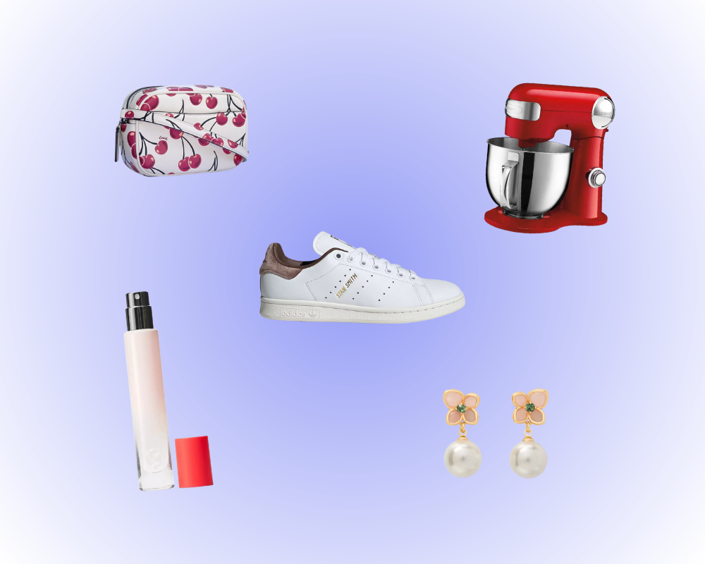 Collage of Mother's Day shopping guide items