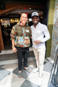 Later CMO Ryan Bonnici with Later's Head of Influencer Relations, Kwame Appiyah at NYC creator meetup