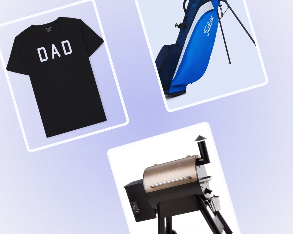 Collage of featured Father's Day 2025 gift guide images