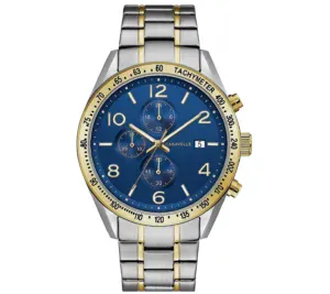 QVC — Caravelle by Bulova Two-Tone Chronograph Watch
