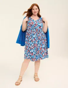 Lane Bryant — V-Neck Easy Swing Dress