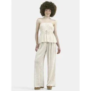 No Boundaries Tube Top & Palazzo Pants Set