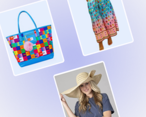 Collage of summer fashion finds in this guide