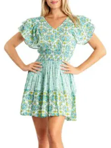 Saks OFF 5TH — La Moda Ruffle Mini Dress