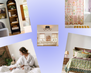 Collage of home decor affiliate program items