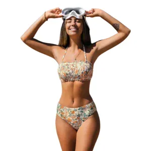Kohl’s — CUPSHE Floral Bandeau Bikini Set