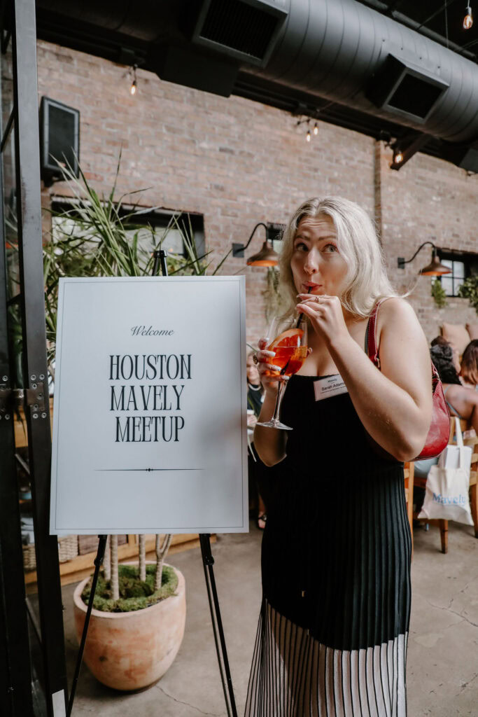 Mavely Campaign Enablement Manager Sarah Adams was on hand to answer questions for Houston creators
