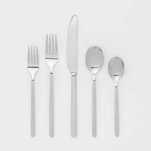 Target — Room Essentials 20‑Pc Flatware Set (Silver)