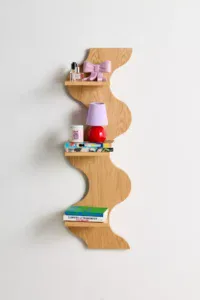 Urban Outfitters — Squiggle Book Tower Wall Shelf