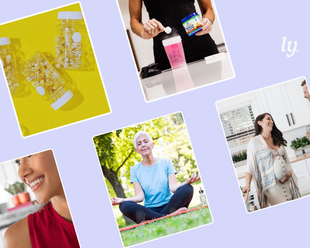 Collage of featured health and wellness affiliate programs