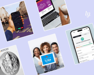 Collage of top finance affiliate marketing programs
