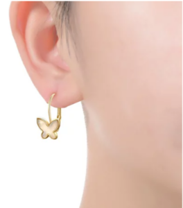 Macy's - Enchanting Kids Butterfly Earrings