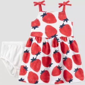 Target- Carter’s Baby Girl Strawberries Dress - Summer Sales Event Deals
