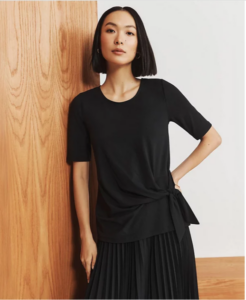 Macy's - Lands’ End Tie-Front Top