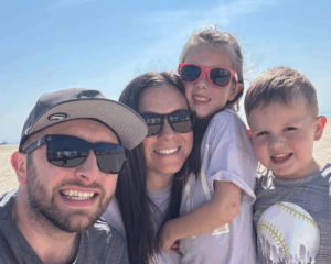 Living Rich with Coupons creator Megan Pizzi and family
