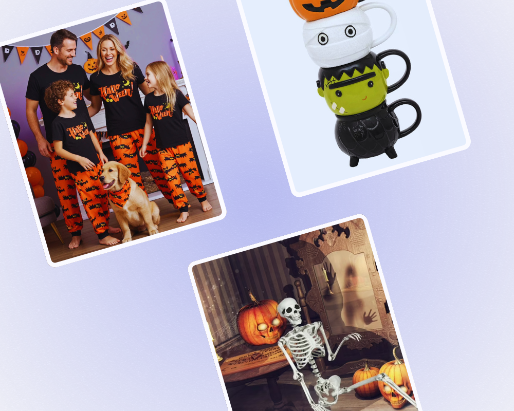 Collage of images of featured Halloween deals