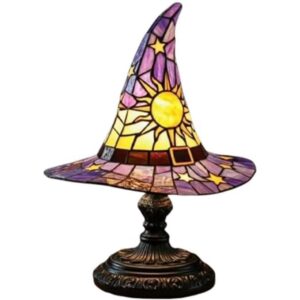 Walmart - Stained Glass Witch Hat Lamp