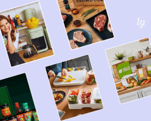 Collage of featured affiliate marketing programs for cooking
