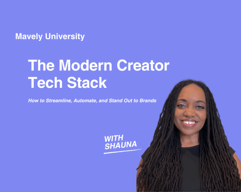 Mavely University creator tech stack
