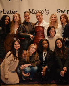 A group shot of Mavely and Later team members at the Swipe Up creator education event.