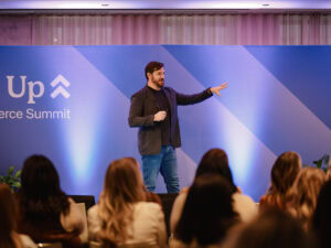 Mavely co-founder and Later president Evan Wray kicks off Swipe Up creator education event