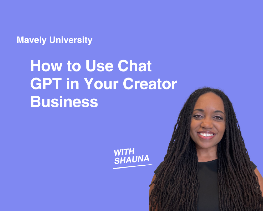 How to use ChatGPT in your Creator Business