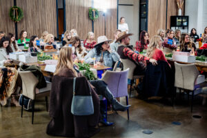 Mavely creators listen to speakers at Nashville panel co-hosted by Walmart