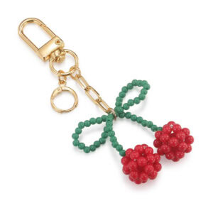 Lip keychain accessory with cherries at Target from Nicole Brown's MyShop