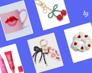 Collection of images from Nicole Brown's MyShop storefront for Valentine's Day