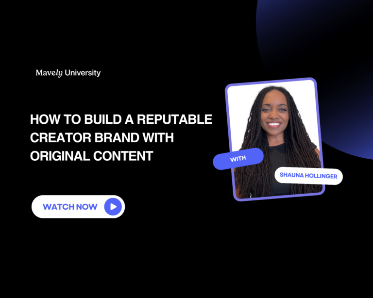 How to build a creator brand - Mavely University