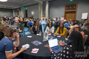 Creator Education Manager Shauna Hollinger hosted a roundtable for mom creators